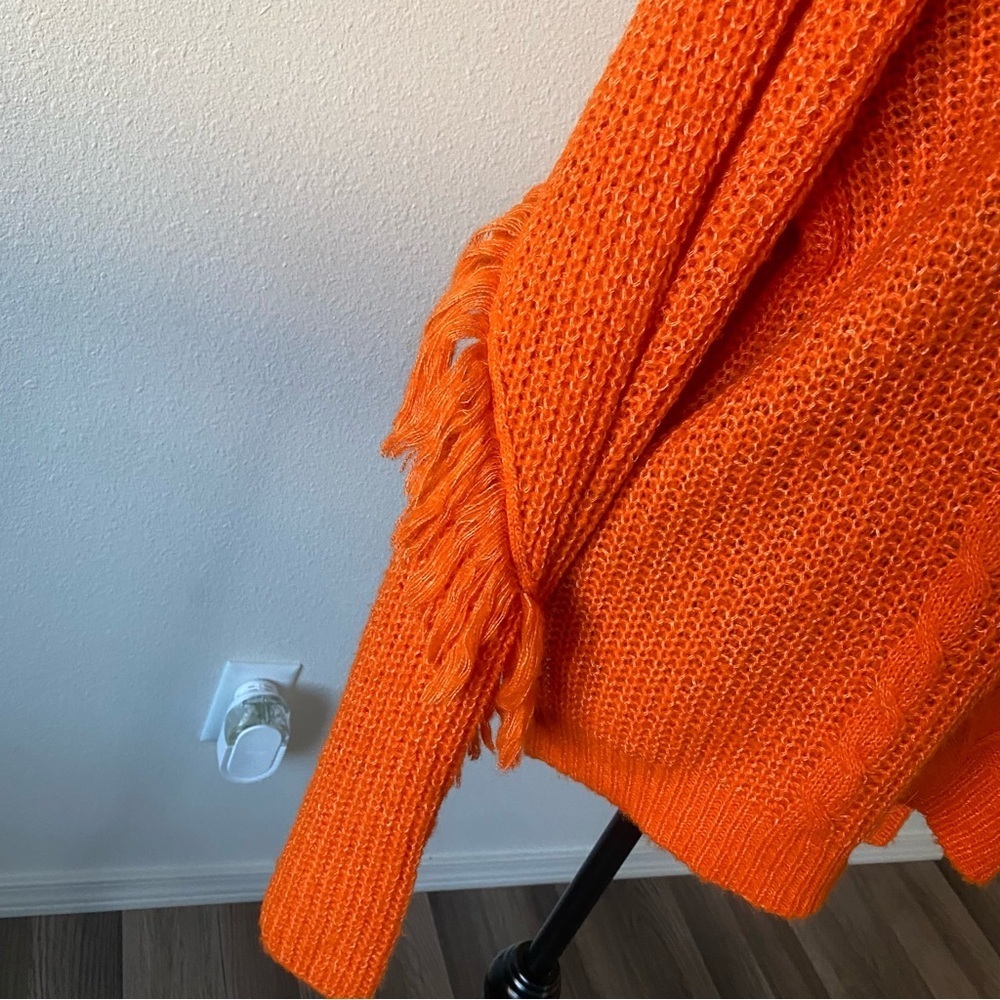 New with tags 80 Park women’s orange sweater size XL - Picture 8 of 10